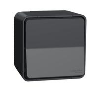 Schneider Electric - Mureva Styl - Va et vient - saillie - IP55 - IK08 - connexion auto - gris - MUR35021