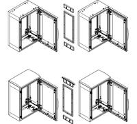 Schneider Electric NSYMUPLA204G KIT JUXTAP.HORZ. PLA20X4