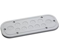 Schneider Electric NSYTSACRNC Plaque de bride de câble pour armoires CRN, 360x163mm Plaque de presse-étoupe 1 pc(s)