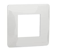Schneider Electric NU200218 Unica Studio - plaque de finition - Blanc - 1 poste