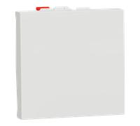 Schneider Electric – Bouton-poussoir Unica NU320618F NO 10A 2 modules Blanc mécanisme seul