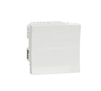 Schneider Electric NU353718W Wiser Unica - bouton poussoir - 10A - zigbee - blanc - méca seul