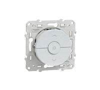 Schneider Electric - Odace, inter volet-roulant Blanc Recyclé 3 boutons montée/descente/stop à vis - S510208
