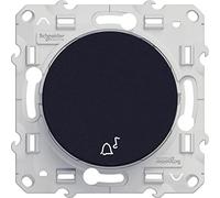 Schneider Electric - Odace, poussoir Anthracite 10 A, à fermeture - S540246