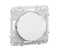 Schneider Electric Poussoir lumineux Odace 1 poste Blanc