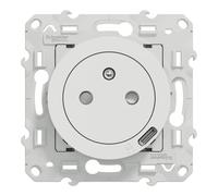Schneider Electric Prise affleurante Odace S520089 USB-C 10,5W Blanc