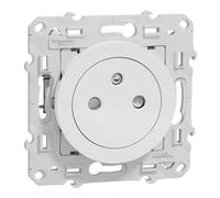 Schneider Electric Prise de courant Odace S525052 affleurante 2P+T avec griffes Blanc