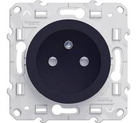 Odace - prise de courant 2P+T - anth. - à vis - 4 connexions rapides par pôle - SCHNEIDER ELECTRIC - S540049