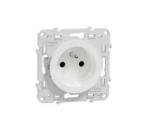 Odace - prise de courant 2P+T - blanc - 4 connexions rapides par pôle - SCHNEIDER ELECTRIC - S520049