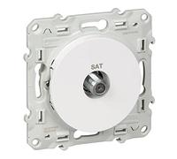 Schneider Electric - Odace, prise SAT Blanc, à vis - S520446