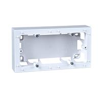 Schneider Electric - Odace Styl, boîte pour montage en saillie Blanc, 2 postes entraxe 71mm - S520764