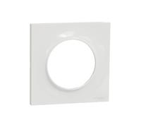 Schneider Electric - Odace Styl, lot de 100 plaques Blanc 1 poste - S523702P