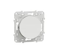Schneider Electric Interrupteur va-et-vient Odace S520263 Blanc lumineux 10 A à vis LED orange