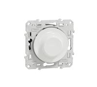 Schneider Electric – Variateur de lumière Odace S520519 – Universel 2 ou 3 fils 3W–100W LED Blanc