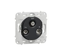 Schneider Electric - Ovalis - prise TV/R/SAT - sans plaque de finition -Anthracite - S461461