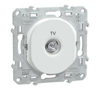 Schneider Electric - Ovalis - prise TV simple - Blanc - S320405