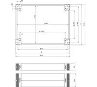 Schneider Electric : panneau latéral de socle SF/SM NSYSPS6200