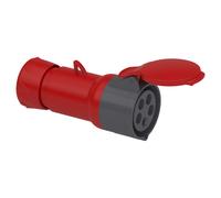 Prise portable 5P 16A 400V rouge IP44 PKF16M435 Mureva