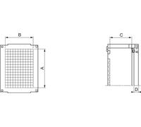 Schneider Electric Porte intérieure NSYPAP64G
