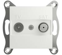 Schneider Electric Prise de passage TV-SAT Asfora blanc (RAL 9003) EPH3470321D 1 pc(s)