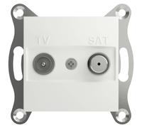 Schneider Electric Prise de passage TV-SAT Asfora blanc (RAL 9003) EPH3470321D 1 pc(s)