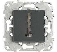 Schneider Electric - Prise téléphone en T simple - anthracite - Unica - Schneider G