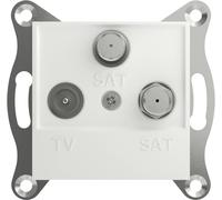 Schneider Electric Prise terminale TV-SAT-SAT Asfora blanc (RAL 9003) EPH3670121D 1 pc(s)