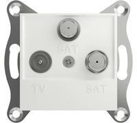Schneider Electric Prise terminale TV-SAT-SAT Asfora blanc (RAL 9003) EPH3670121D 1 pc(s)