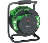 Schneider Electric - Prolongateur bricolage H05VVF 25m 1 prise 2P+T avec clapet IP44 - Schneider G