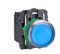 Schneider Electric PULS.LUM.LED 24V N NC AZUL Bouton-poussoir Bleu ON-OFF