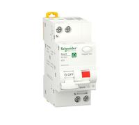 Schneider Electric R9D01625 Resi9 Interrupteur FI/LS 1P+N, 25 A, 30 mA, type A, 6 kA