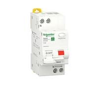 Schneider Electric R9D60632 Interrupteurs différentiels magnétothermiques, RCBO, Resi9, 1P+N, courbe C, 32A, 30MA