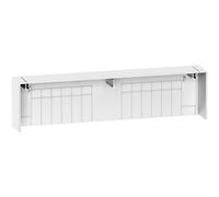 Schneider Electric - Resi9 - Embout pour goulotte 13 modules de 18mm blanc (RAL 9003) - R9H13539