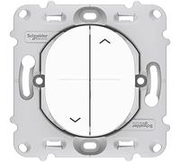 Schneider Electric S261208 Ovalis - interrupteur 2 boutons pour volet roulant - fix. par vis