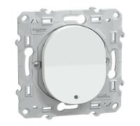 Schneider Electric S320276 Pouss Fermeture Lumineux Blanc