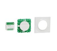Schneider Electric - Kit Odace SFSP actionneur micro + Interrupteur + plaque style blanc - S520192K