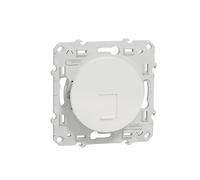 Schneider Electric S520477 Odace, prises RJ45, Grade 3 (Multimédia), Cat.6A STP longue distance, Blanc Odace, prise RJ45 Blanc, grade 3 (multimédia +) cat. 6A STP (longue distance)