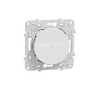 Schneider Electric S520522W Wiser Odace - variateur poussoir - 2 fils - Zigbee - Blanc - A l'unité