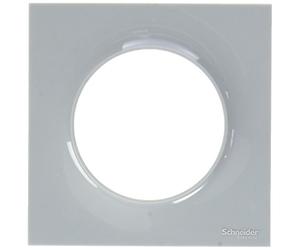Schneider Electric S520702A1 Odace Styl Plaque grise 1 poste
