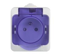 Schneider electric - sc5shn0212438 cedar - prise - blanche et bleu
