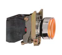 Schneider Electric Schneider Electric Bouton-poussoir lumineux à pression avec module LED, 24V, 1NO, 1NF XB4BW35B5 Quantité:1