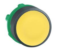 Bouton-poussoir à rappel avec pavé à touches, actionneur plat jaune Schneider Electric Harmony ZB5AA5 1 pc(s)