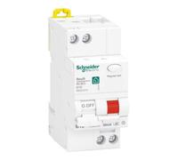 Schneider Electric Interrupteur différentiel FI/LS Resi9 R9D01616 1P+N 16 A B 30 mA Type A 6 kA Gris