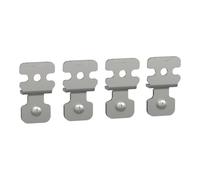 Schneider Electric - Spacial S3D - jeu de 4 pattes fixation acier coffret - NSYAEFPFSC