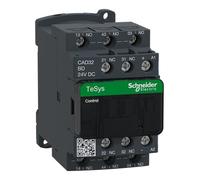 Schneider Electric Contacteur auxiliaire CAD32BD 3 NO / 2 NF, instantané, 10 A, 24 V CC