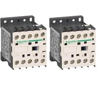 Schneider Electric - TeSys LC1K - contacteur - 3P - AC-3 440V - 9A - bobine 230Vca - LC1K0901P7 (Lot de 2)