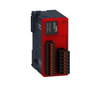Module de sécurité Schneider Electric, Modicon TM3, PLe / Cat. 4 / SIL 3, 1 fonction, 24 VCC, bornes à ressort TM3SAF5RG