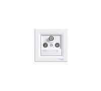 Schneider Electric Toma Tv-r-sat intermédiaire, Blanc - EPH3500221