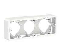Schneider Electric - Unica - boîte en saillie - blanc - 3 postes - NU840618