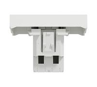 Schneider Electric - Unica - bouton-poussoir NO - 10A - connexion rapide - 2 mod - Blanc - méca seul - NU320618F